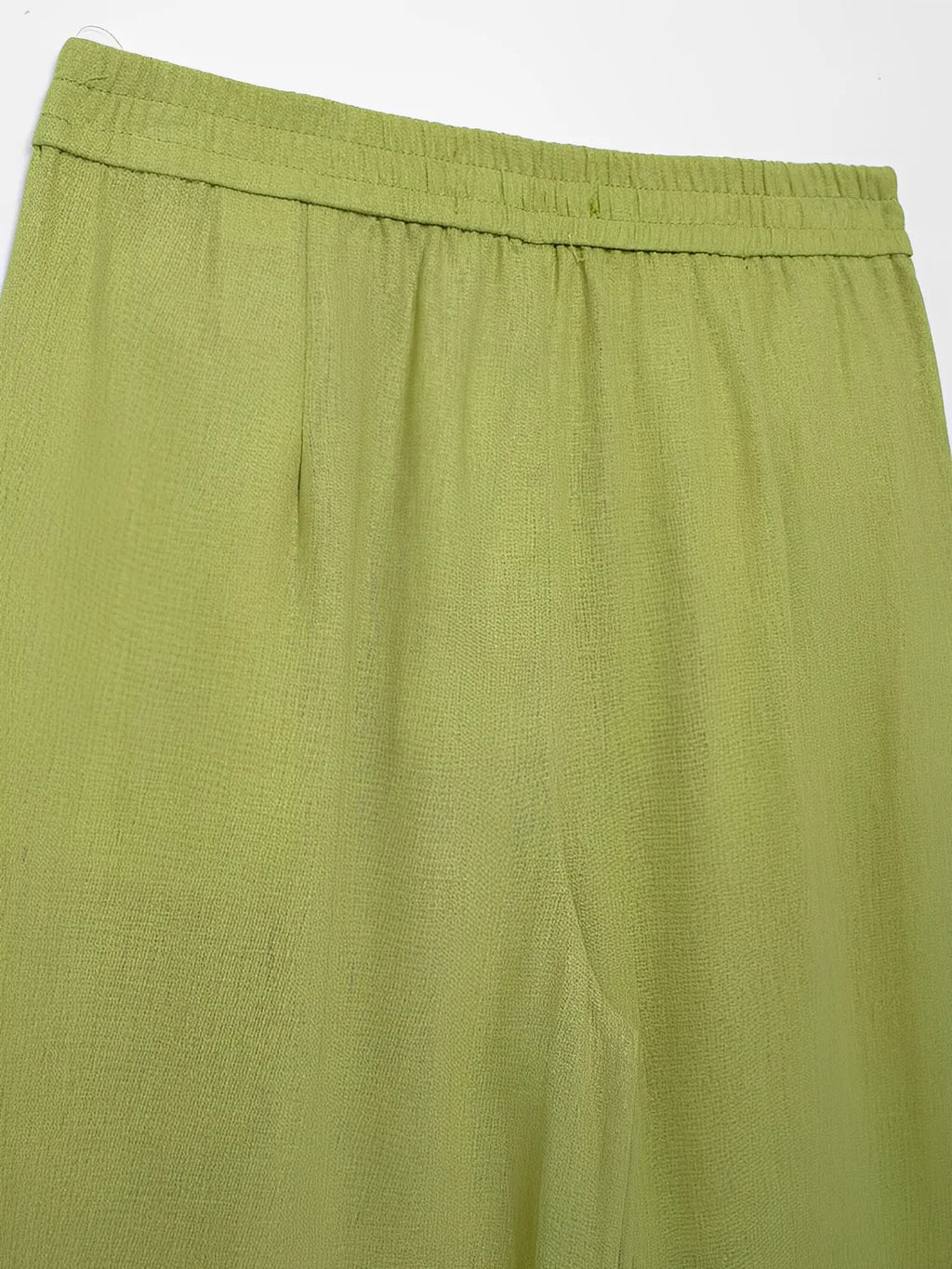 Button-Up Long-Sleeve Shirt and Wide-Leg Pants Set – Daniela