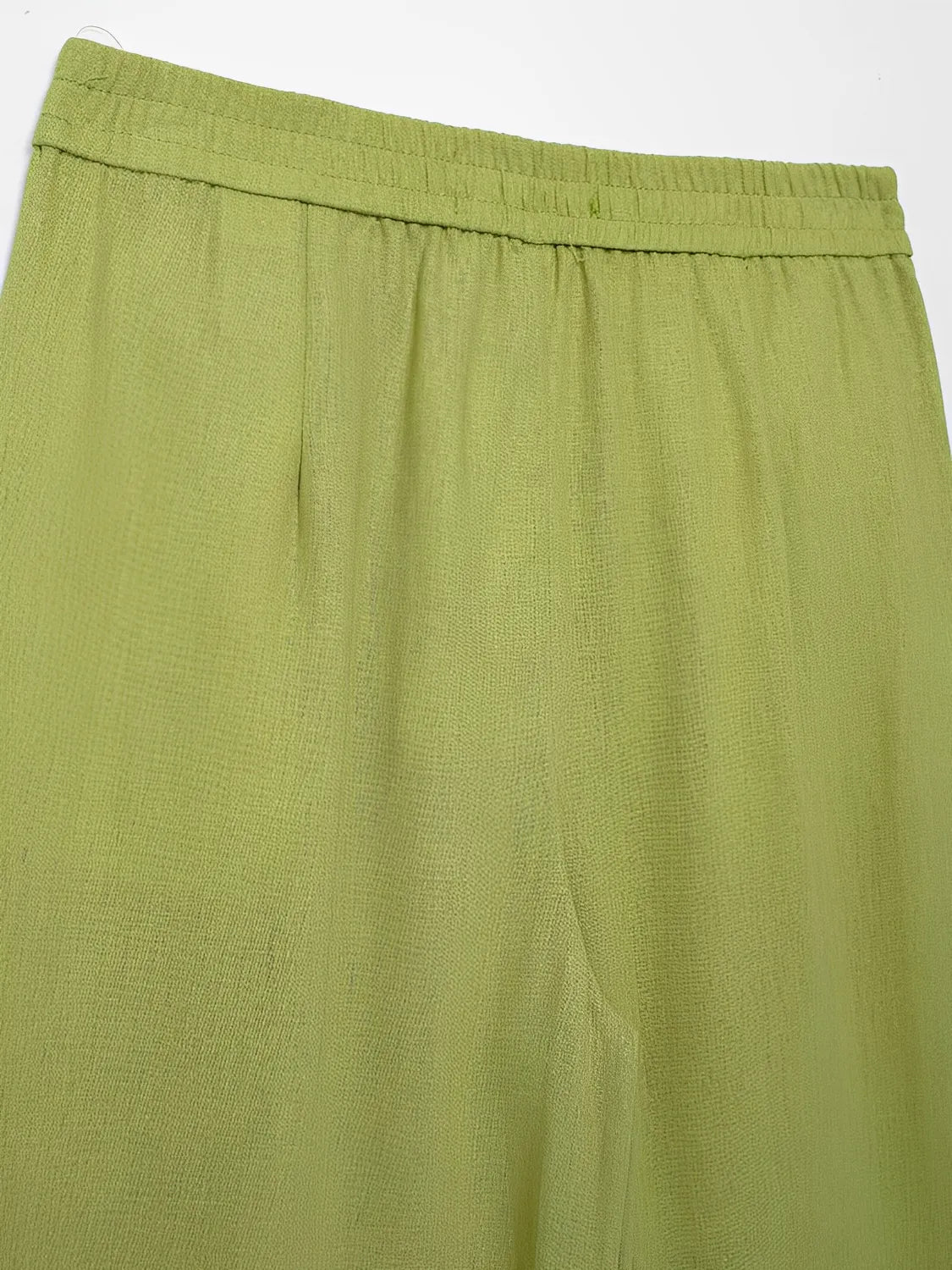 Button-Up Long-Sleeve Shirt and Wide-Leg Pants Set – Daniela