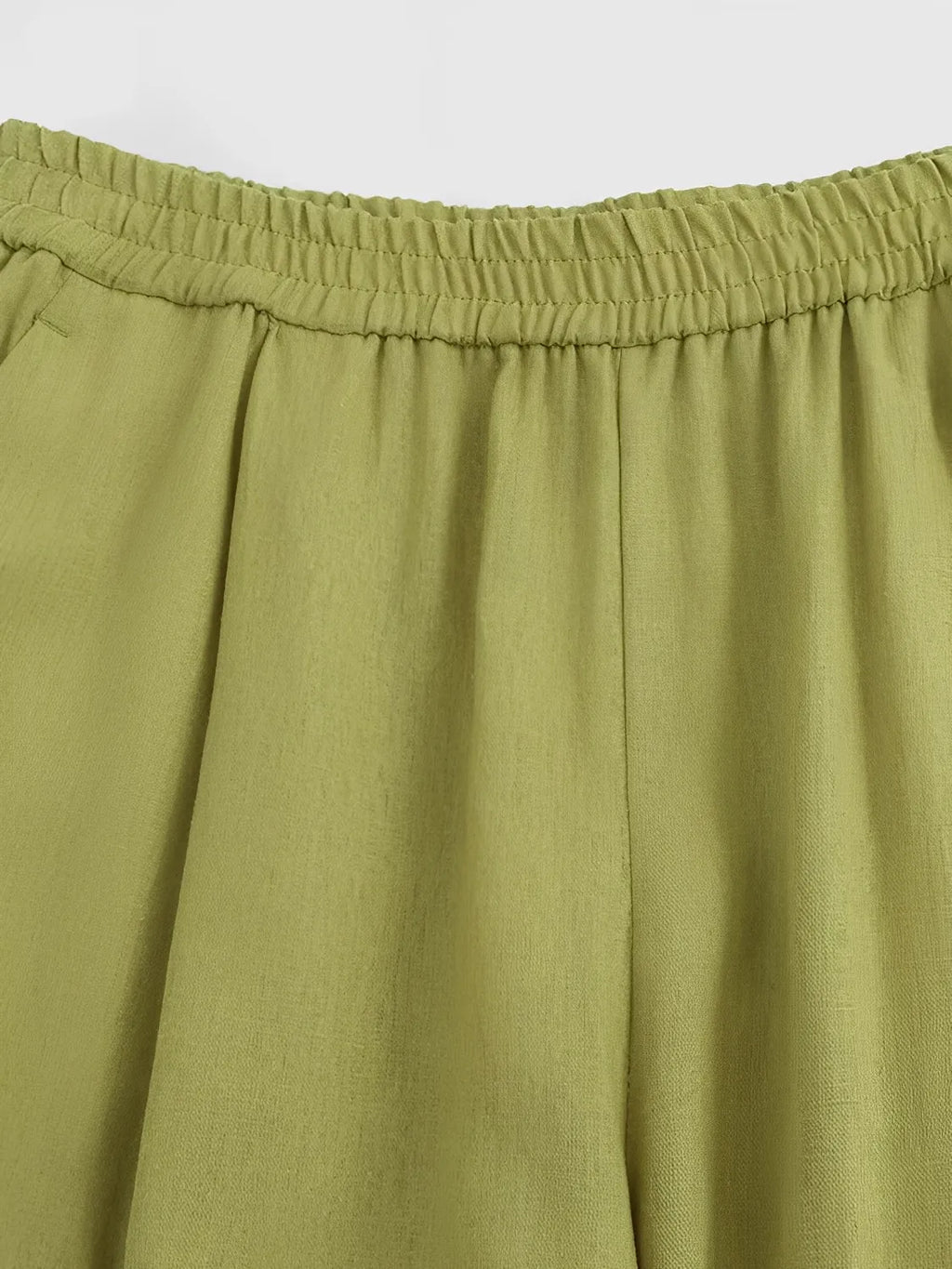 Button-Up Long-Sleeve Shirt and Wide-Leg Pants Set – Daniela