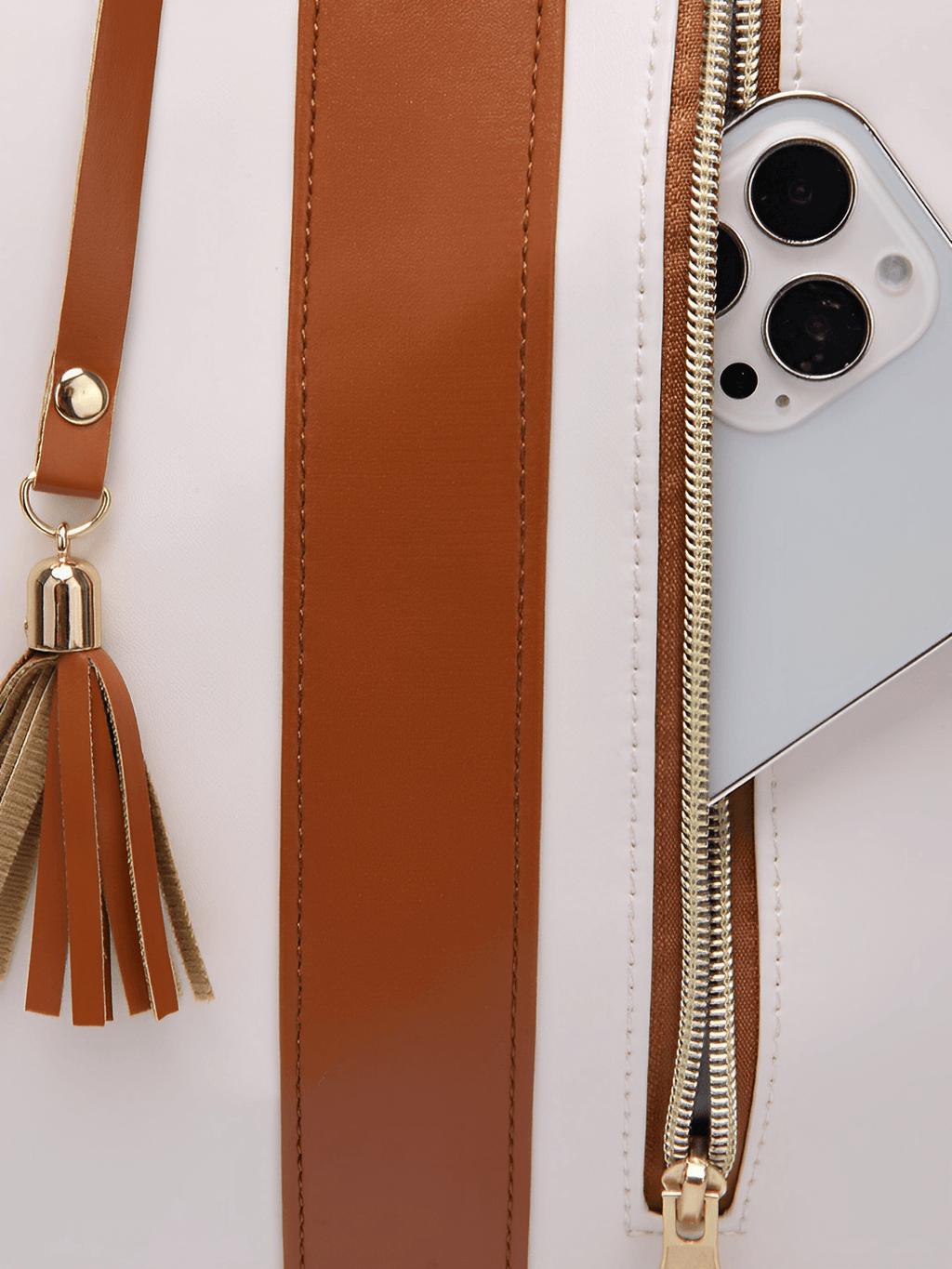 Foldable Women’s PU Leather Travel Bag with Multifunction Storage – Angela