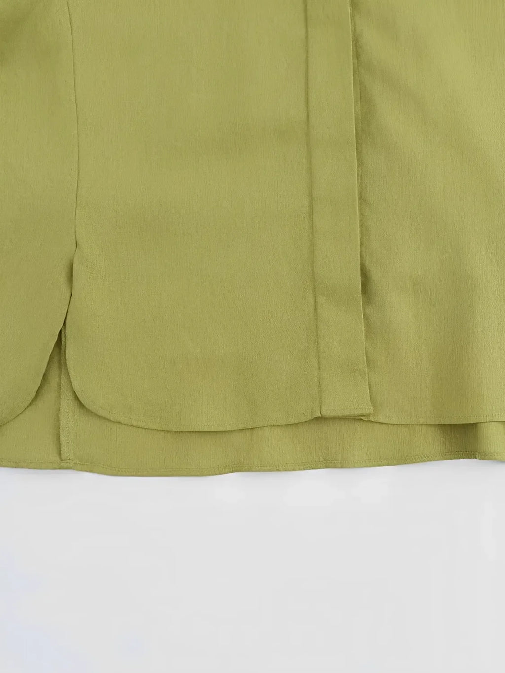 Button-Up Long-Sleeve Shirt and Wide-Leg Pants Set – Daniela