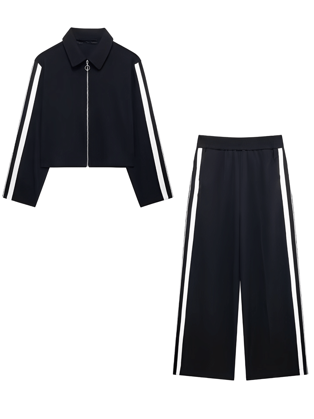 Sport Set with Jacket and Side-Striped Pants – Fernanda