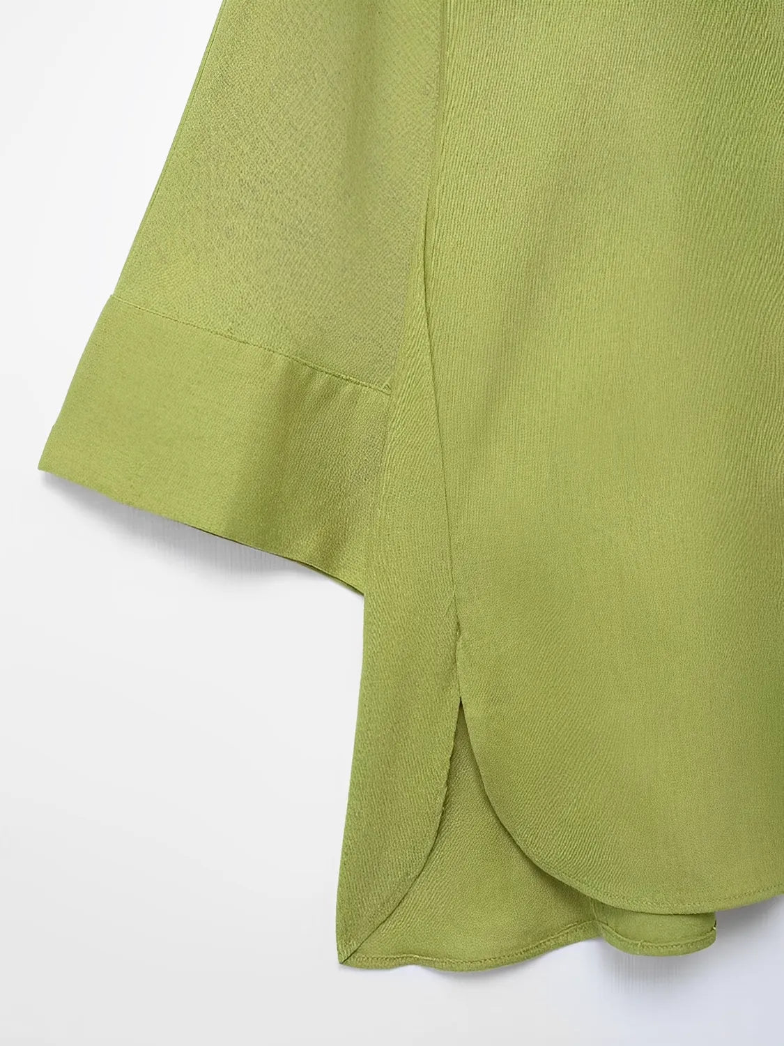 Button-Up Long-Sleeve Shirt and Wide-Leg Pants Set – Daniela