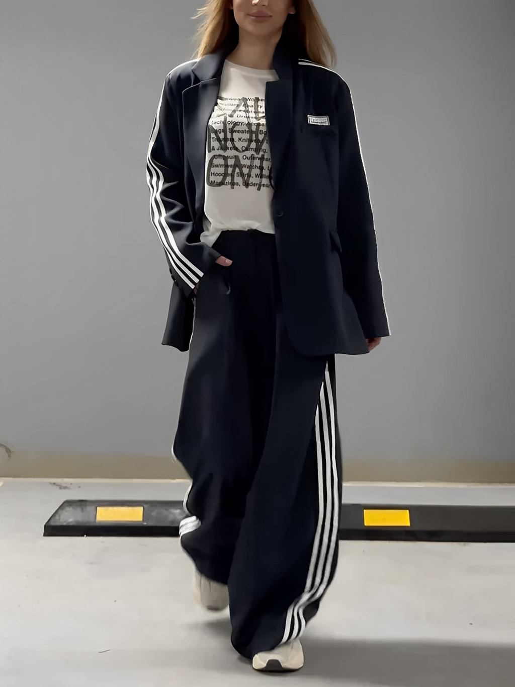 Sport Tailoring Set with Oversized Blazer and Pants – Regina