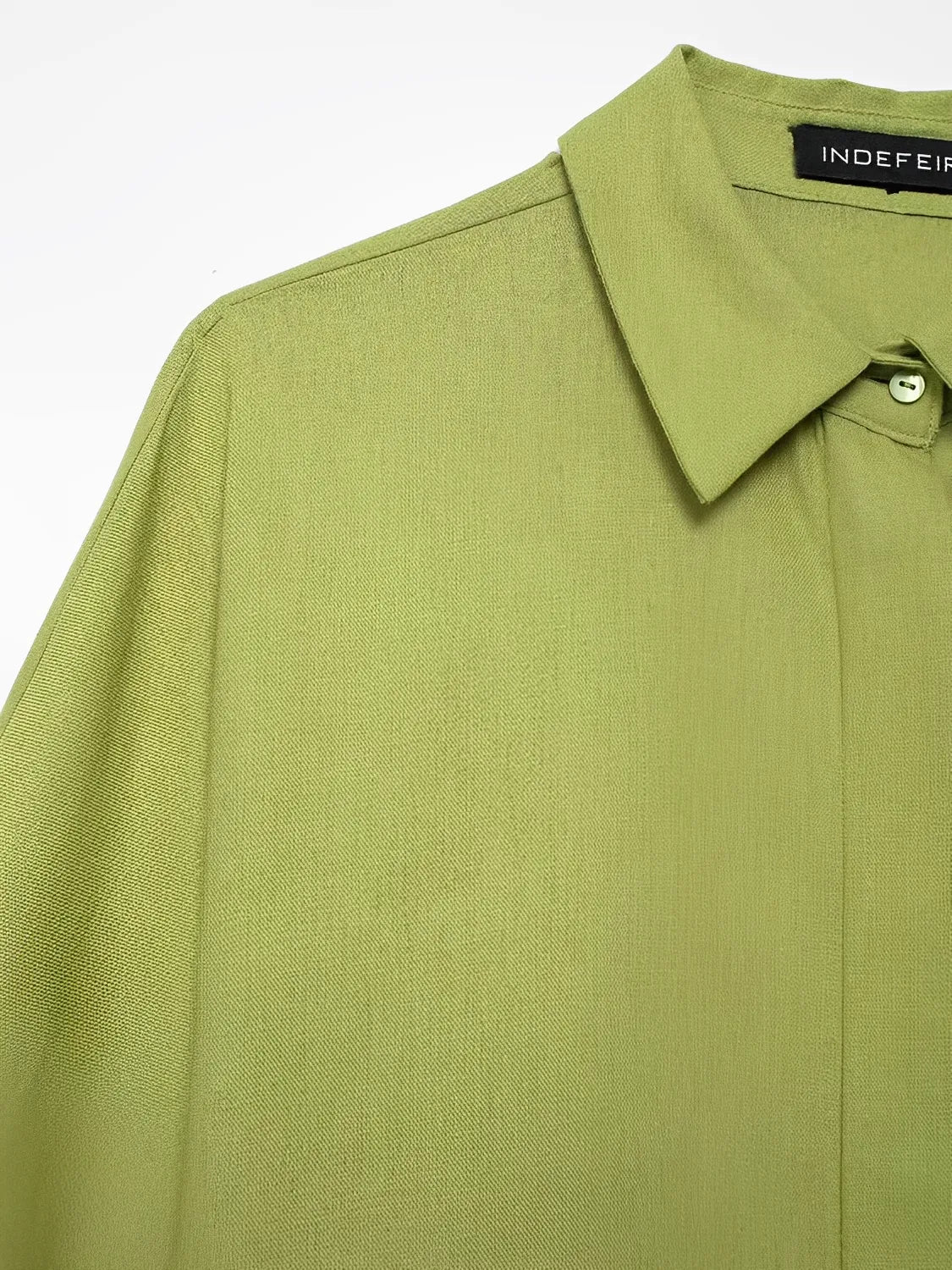 Button-Up Long-Sleeve Shirt and Wide-Leg Pants Set – Daniela